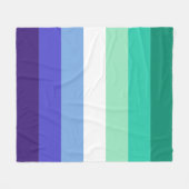 Gay Men Pride Fleecedecke (Vorderseite (Horizontal))