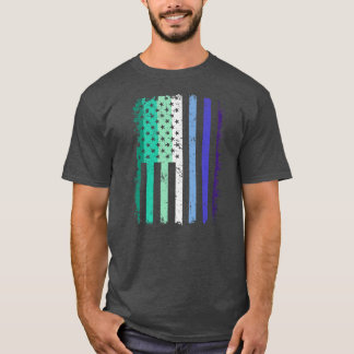 Gay Men Prix US-amerikanische Flag Liebe gewinnt L T-Shirt