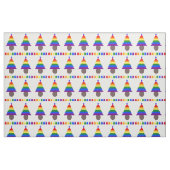 Gay Men Rainbow Christmas Tree und Presents Stoff (Fat Quarter (45,7 x 55,9 cm))