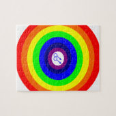 Gay Men Round Rainbow Puzzle (Horizontal)