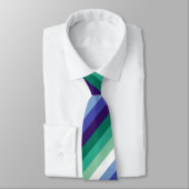 Gay Men Stolz, gestreift Print, LGBTQ PRIDE Krawatte (Gebunden)