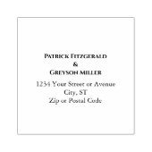 Gay Men Wedding Elegant Rainbow Gummistempel (Prägung)