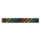 Gay Men Wedding Elegant Rainbow Ripsband (Vorderseite)