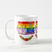 Gay Men's Chorus Weihnachtszeit-Tasse Kaffeetasse (Links)