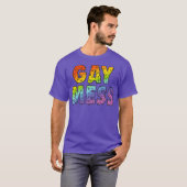 Gay Mess Rainbow Funny Messy Queen Pride Premium T-Shirt (Vorne ganz)
