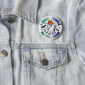 Gay MLM Funny Halloween - I Ghost People Button (Beispiel)