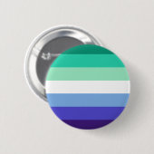 Gay MLM Pride Flag LGBT Pride Button (Vorne & Hinten)
