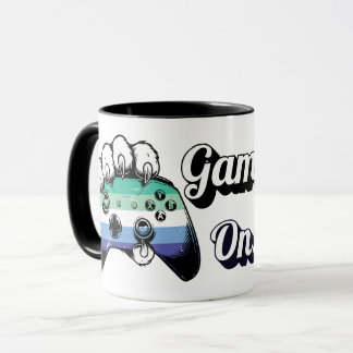 Gay MLM Pride Game On Tiger Pfoten Controller Tass Tasse