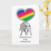 Gay My Vaters Eltern Jubiläumsrennen Katzen Karte (Gelbe Blume)