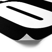 Gay Ok Funny Text Poster (Ecke)