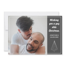 Gay Olde Christmas LGBTQ Chalkboard Weihnachten