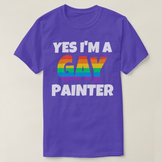 Gay Painter T-Shirt (Design vorne)