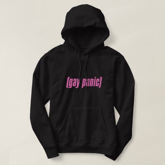 Gay Panik Angst Sie Meme Quee LGBT Protest Pride Hoodie (Design vorne)
