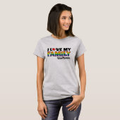 Gay Parent Magazin I Liebe My Family T - Shirt (Vorne ganz)