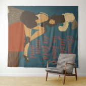 Gay Paris One Day at a a Time - Tapestry Wandteppich (Beispiel (Horizontal))