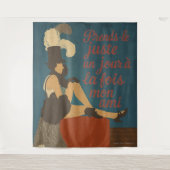 Gay Paris One Day at a a Time - Tapestry Wandteppich (Vorderseite)