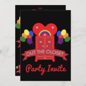 Gay Party - Einladung (Vorne/Hinten)