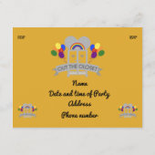 Gay Party - Einladung (Rückseite)