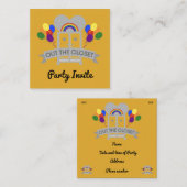 Gay Party - Einladung (Vorne/Hinten)