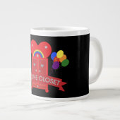 Gay-Party-Feier Jumbo-Tasse (Vorderseite Rechts)