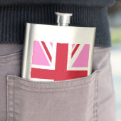 Gay Pink UK Pride Flag Flachmann (Beispiel)