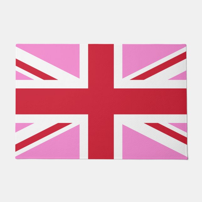 Gay Pink UK Pride Flag Fußmatte (Vorderseite)