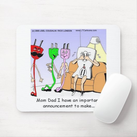 Gay Plug Funny spendet T-Shirts Tasse Karten etc Mousepad (Mit Mouse)