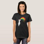 Gay Polar Bear Lgbtq Stuff für Teens Regenbogenohr T-Shirt (Vorne ganz)