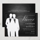 Gay Pole Polterabend Einladungs-Tafel Einladung (Vorne/Hinten)