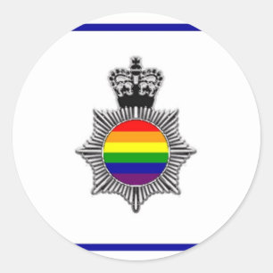 Gay Police Assn, UK Runder Aufkleber