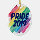 Gay Pride 2019 Keramik Ornament (Rechts)