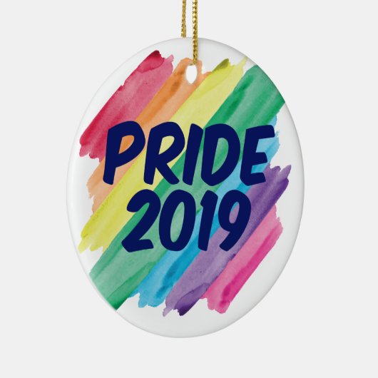 Gay Pride 2019 Keramik Ornament (Rechts)