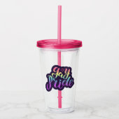 Gay Pride Acryltrinkbecher (Vorderseite)