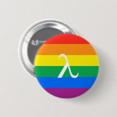 Gay Pride-Aktivismus Button (Vorne & Hinten)