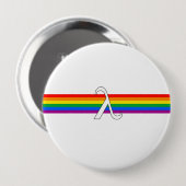Gay Pride-Aktivismus Button (Vorne & Hinten)