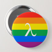 Gay Pride-Aktivismus Button (Vorne & Hinten)