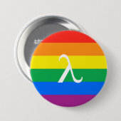 Gay Pride-Aktivismus Button (Vorne & Hinten)