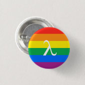 Gay Pride-Aktivismus Button (Vorne & Hinten)