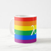 Gay Pride-Aktivismus Kaffeetasse (Vorderseite Links)