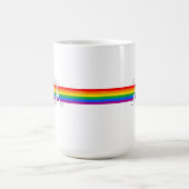 Gay Pride-Aktivismus Kaffeetasse (Mittel)