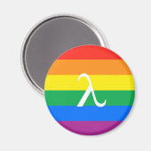 Gay Pride-Aktivismus Magnet (Vorderseite/Rückseite)