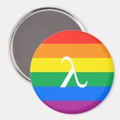 Gay Pride-Aktivismus Magnet (Vorderseite/Rückseite)