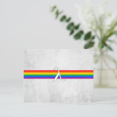 Gay Pride-Aktivismus Postkarte (Stehend Vorderseite)