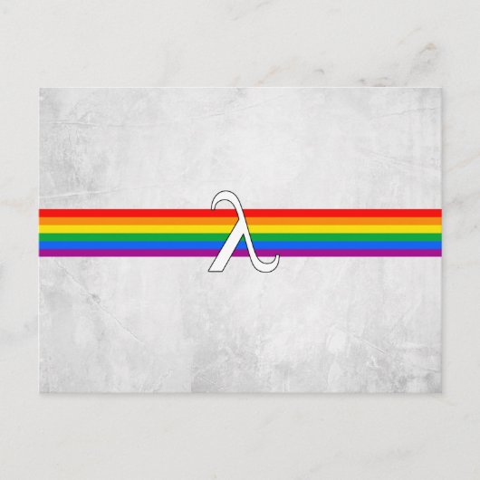 Gay Pride-Aktivismus Postkarte (Vorderseite)