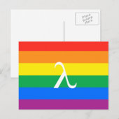Gay Pride-Aktivismus Postkarte (Vorne/Hinten)