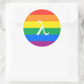 Gay Pride-Aktivismus Runder Aufkleber (Tasche)