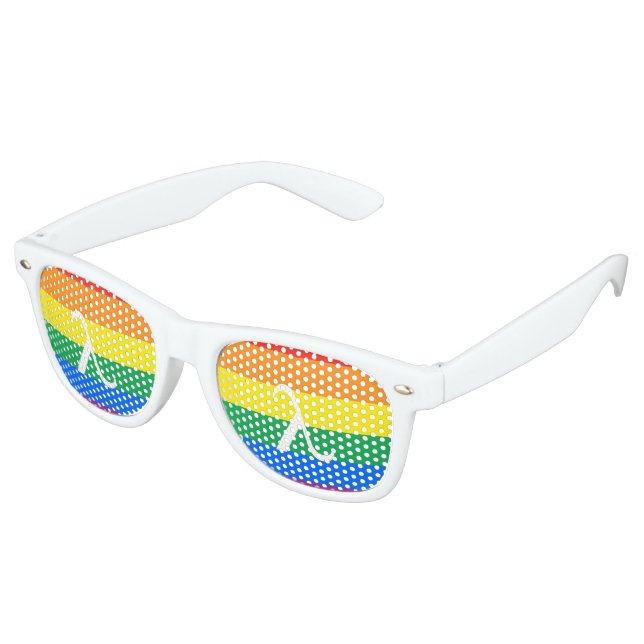 Gay Pride-Aktivismus Sonnenbrille (Schrägansicht)