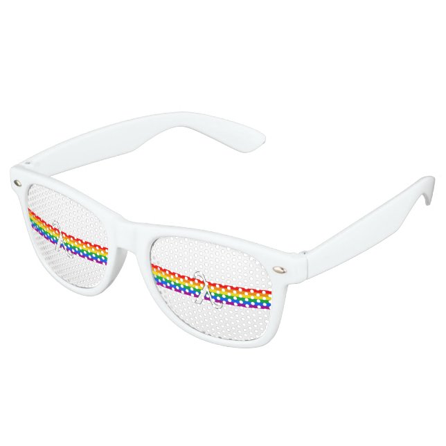 Gay Pride-Aktivismus Sonnenbrille (Schrägansicht)