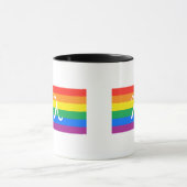 Gay Pride-Aktivismus Tasse (Zentrum)