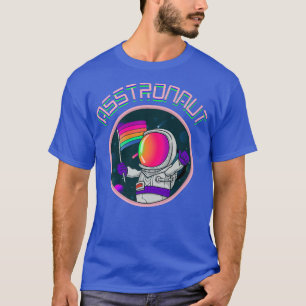 Gay Pride Astronaut LGBTQ Space Lesbische Männer F T-Shirt